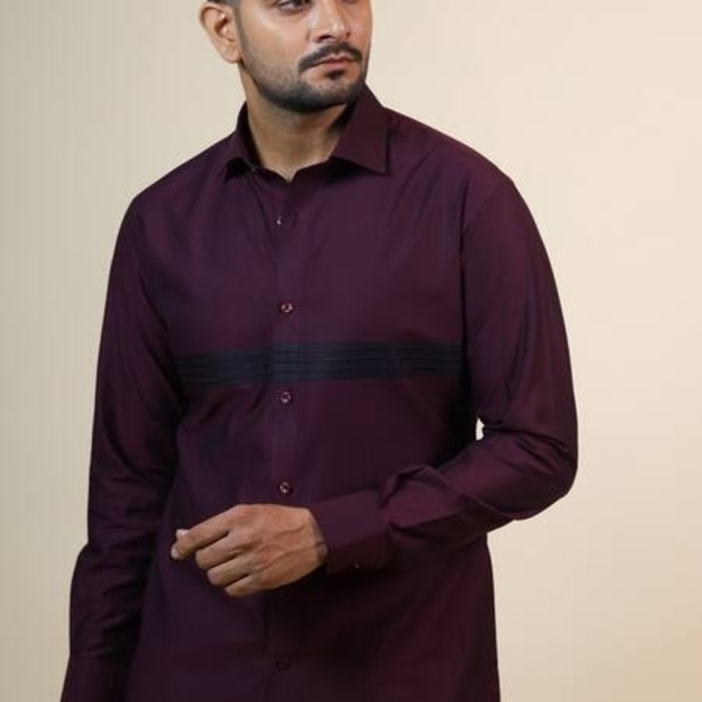 Men's Purple Dress Shirt